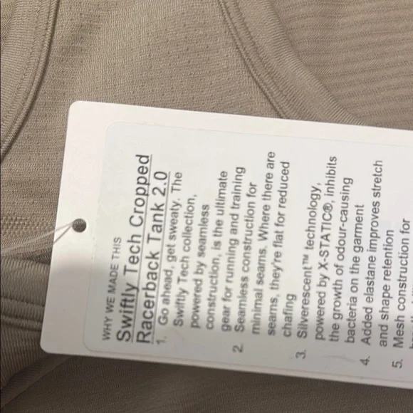 Lululemon Swiftly Tank - Picture 3 of 4